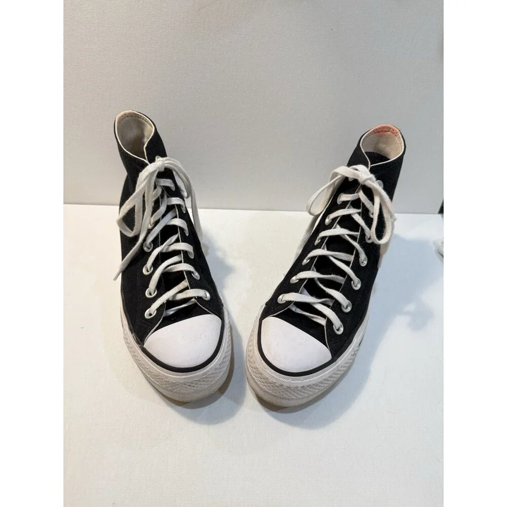 Converse Chuck Taylor All Star Lift Platform Women Size 7 Black High Top Shoes